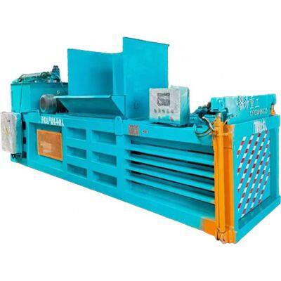 Industrial Waste Hydraulic Packaging Machine New Condition Horizontal Baler for Carton Material for Beverages & Textiles