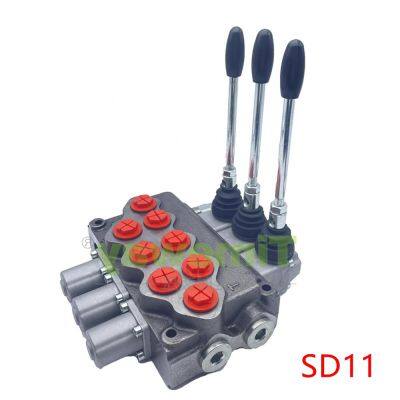 Multi-Way Valve Hydraulic Directional Control Valve SD11 Construction Machinery Parts Vehicle Manual Control Valve G3/4 photo-5