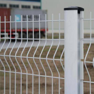 3D Curved Welded Wire Mesh Panel PVC Coated Triangle 3D Welded Bending Curved Mesh Wire photo-2