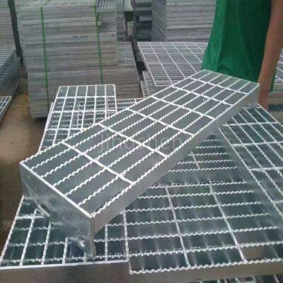 Q235 Hot-Dip Galvanized Industrial Welding Floor Steel Grating Safety Plate photo-4