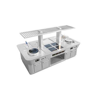 Open Kitchen Luxury Induction Combination Stove With Upper Shelf photo-2