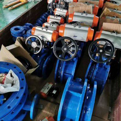 Hugong Valves, Lianggong Valves, Jingdie Valves, Pneumatic Flanged Butterfly Valves