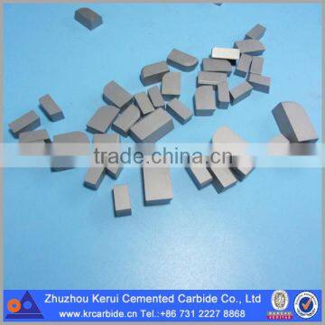 OEM carbide insert brazed insert for cutters supplied in various grade and type from Zhuzhou Kerui