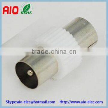 9.5mm PAL TV IEC Satellite Coaxial adaptor connector male to female,plug to jack used in TV antenna