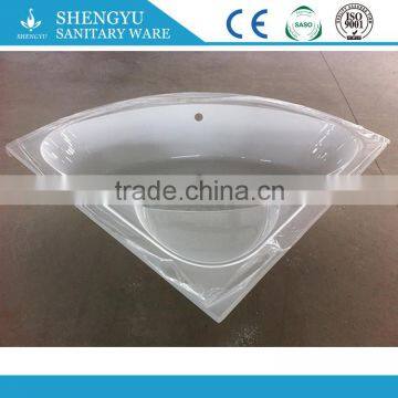 Hot sale Different size could be produced corner bathtub 1400mm more or less