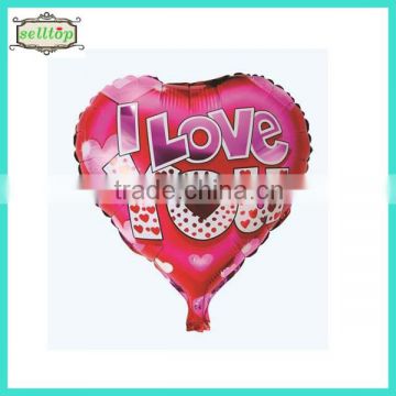 Hot sell 18" heart shape wedding foil balloon making machine