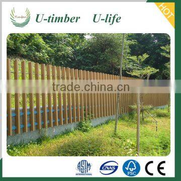 High quality cheap price WPC wood plastic composite fence