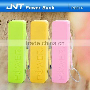 2014Hot Sale high quality cool colorful super slim power bank