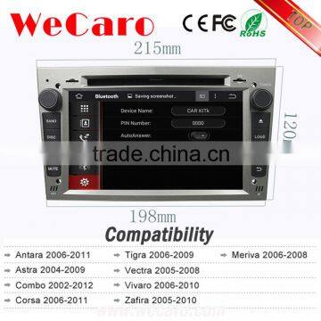 WECARO Double Din GPS Navigation Android Car CD Mp3 Player for Opel Corsa d 2006 - 2011 photo-3