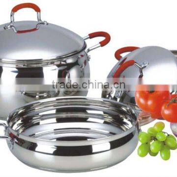 Apple shape non stick cookware sets - 5 in a set