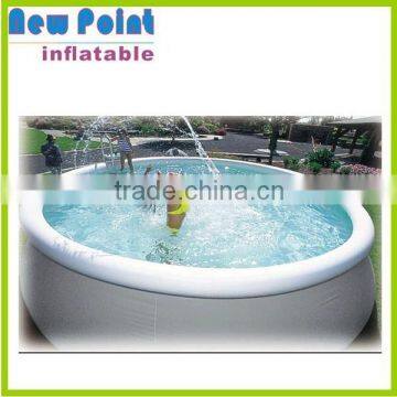 white circle family garden inflatable swimming pool for kids