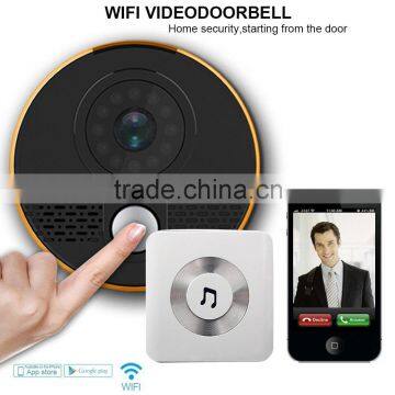 2016 Hottest WIFI doorbell camera support smart phone intercom and control video door phone