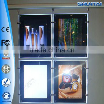 Guangdong direct manufacturer 2014 new product double faces crystal frame led light jewelry box