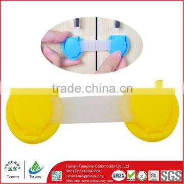 Baby Safety Sliding Doors Locks Small Plastic Door Lock photo-3