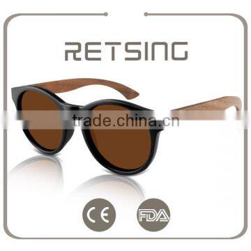 2016 FDA Wholesale Mirror Polarised Lens China Plastic Bamboo Sunglasses Custom Logo Wooden Sunglasses photo-4