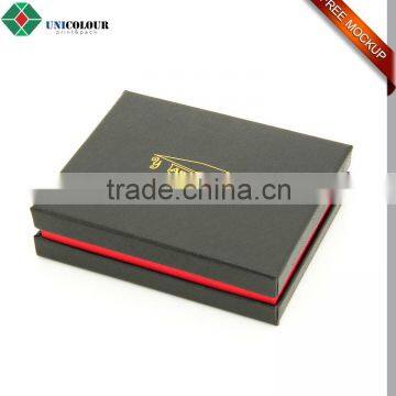 Gold foiled paper gift packaging luxury belt box