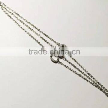 Fashion Necklace, Crystal Chain Necklace, PT1536