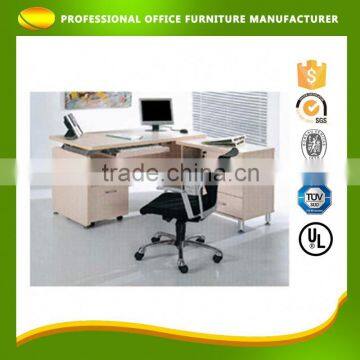 Customized High Quality Executive Office Table L Shaped Desk With Drawer