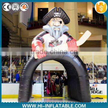 Newest brand Inflatable hocky ball tunnel, inflatable entrance tunnel, inflatable sports tunnel for sale