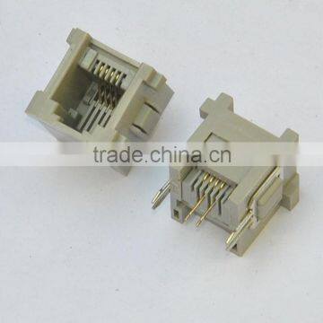 Top EntryRJ11 6P Modular PCB JACK/Connector