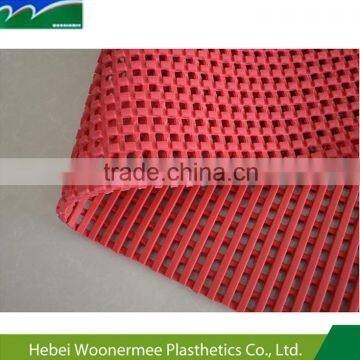 PVC Non-slip Groove Grid Mat In Rolls