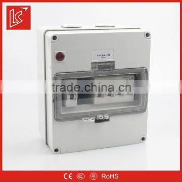 Chinese Factory LC supply FSCBN series plastic waterproof electrical enclosure IP66 4 pole with links surface mount