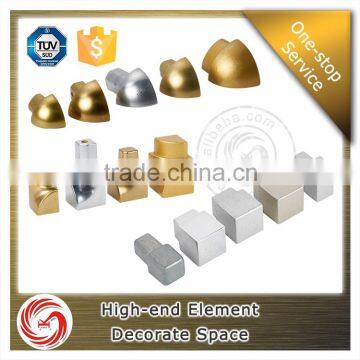 Decorative Quarter Round Aluminum Ceramic Tile Trim Corner for Wall photo-3