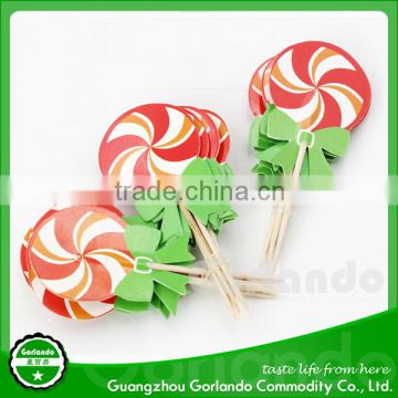 promotion wooden toothpick flags