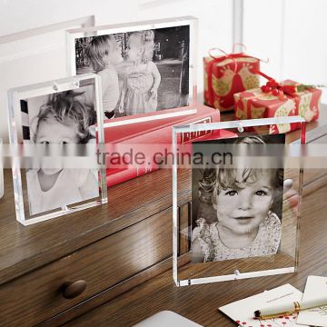 Acrylic 3x3 Block Picture Frame,Customized Beautiful Photo Frames