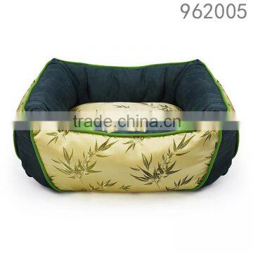 Fashion styles washable clear luxury gold color bamboo pet bed for dog of Rosey Form