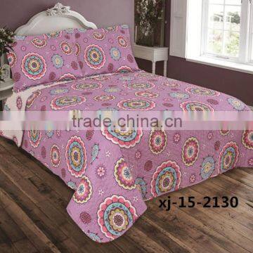 Cheap quilt Big flower bedding set