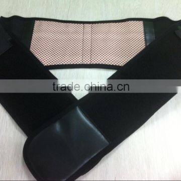 High Quality healthcare support far infrared self heating tourmaline waist lumbar belt with steel bar