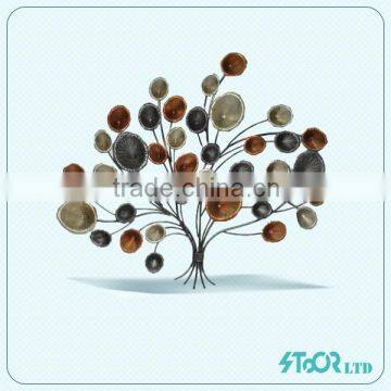 Coloful indoor metal decorative tree