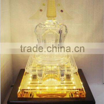 Top quality crystal metal tower (CP-10137)