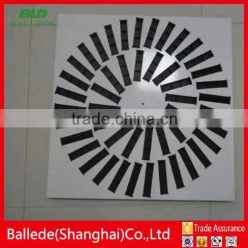 air conditioning powder coated swirl air diffusers HVAC system