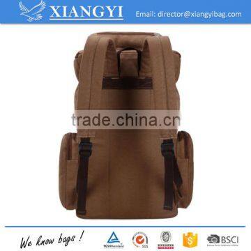 New Canvas Hiking Brown Vintage Travel Large Capacity Backpack Bag photo-2