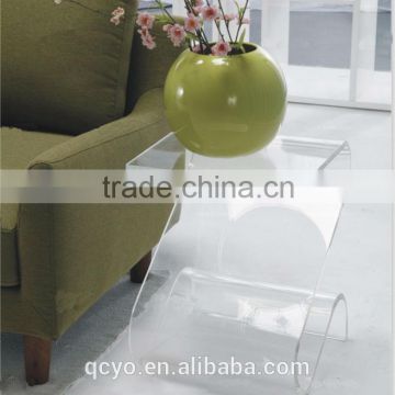 handmade crystal acrylic round table for decoration