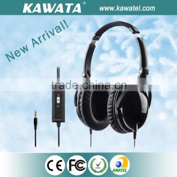 long wire stereo noise-reduction headphone