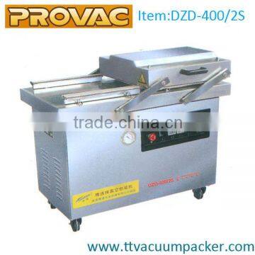 corned beef double chamber automatic pendulum cover vacuum packing machine