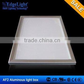 Edgelight aluminium profile classical clip type led advertising light boxes AF2A