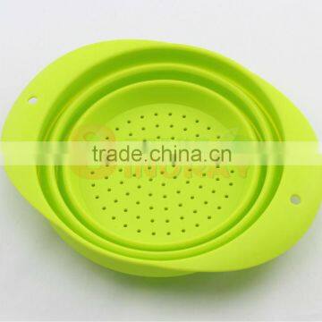 High Quality Houseware Collapsible Silicone Colander Silicone Strainer Bowl from Sinoray                        
                                                Quality Choice