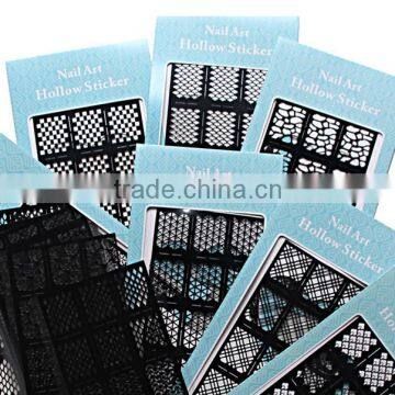 Nail Art Stencil Stamping Hollow Nail Sticker