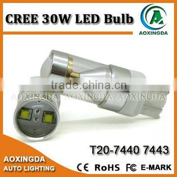 T20 Automotive High Power LED Bulb CREE XBD 30W T20 7440 7443