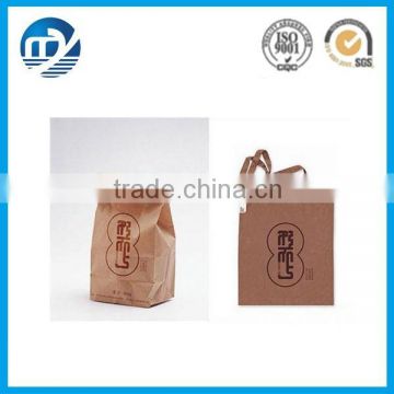 Brown kraft paper sandwich bag from factory