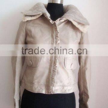 winter fashion leather garment