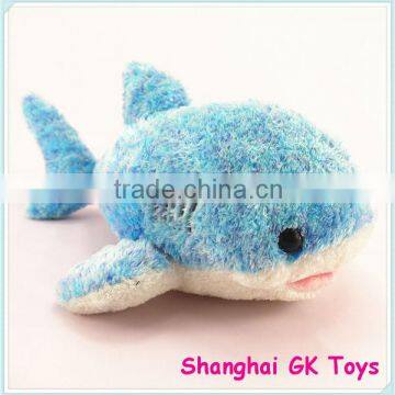 10cm Cute Plush Shark Keychain