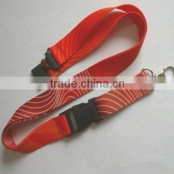 Sublimation lanyard with security lock