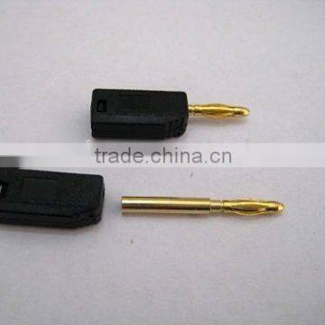 2mm stackable banana plug,brass with gold plated