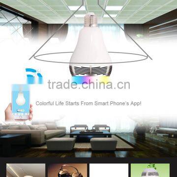 Selling Well 3W Global Bulb Type and White+RGB Color Smart Control Bluetooth Light Lamp