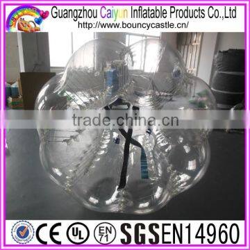 Transparent 0.8mm PVC Human Sized Soccer Bubble Ball photo-3